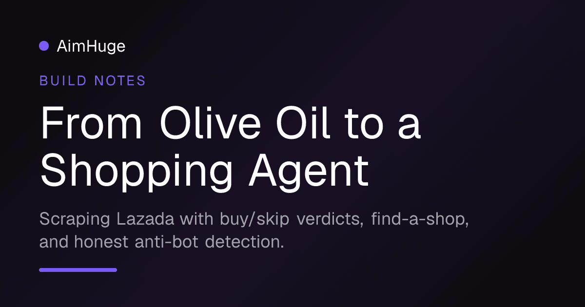 How a Bottle of Olive Oil Became a Shopping Agent