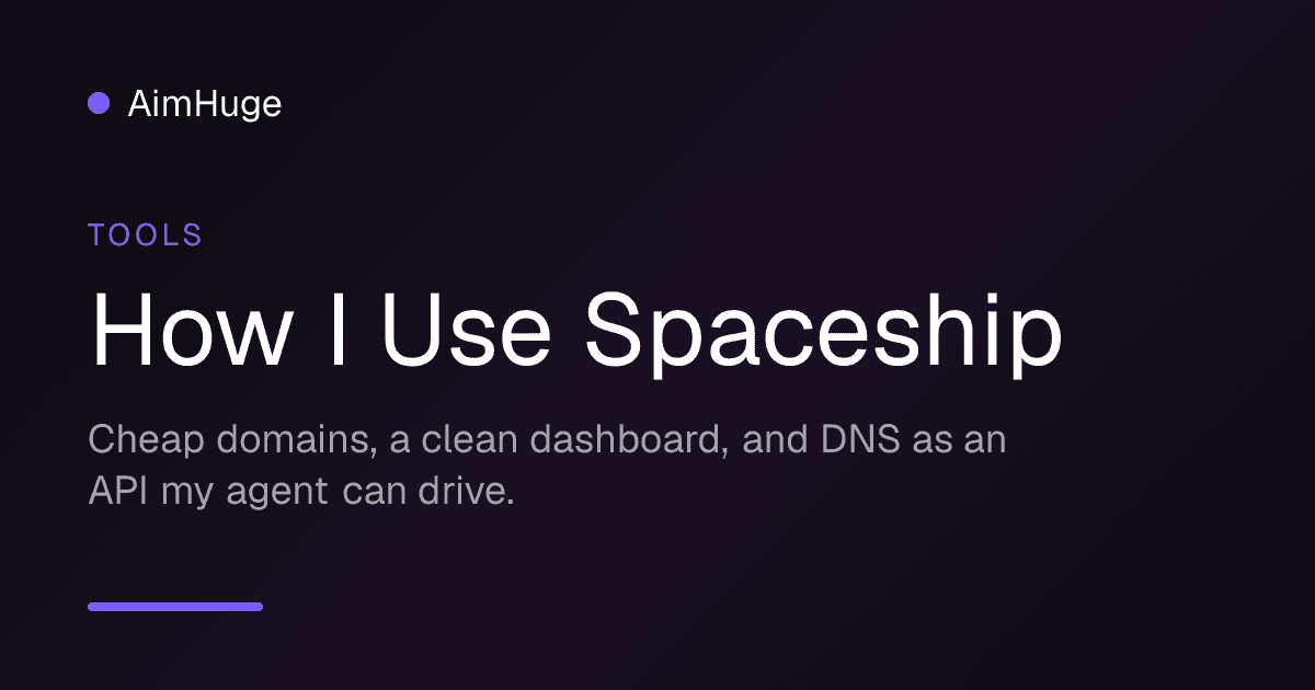 How I Use Spaceship